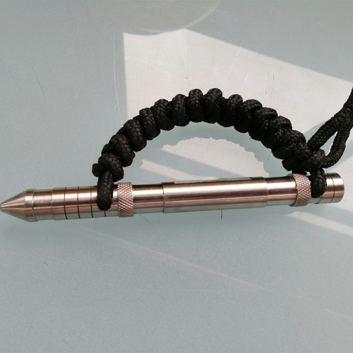 鈦合金中性筆 可定LOGO便攜式純鈦戰(zhàn)術(shù)筆
